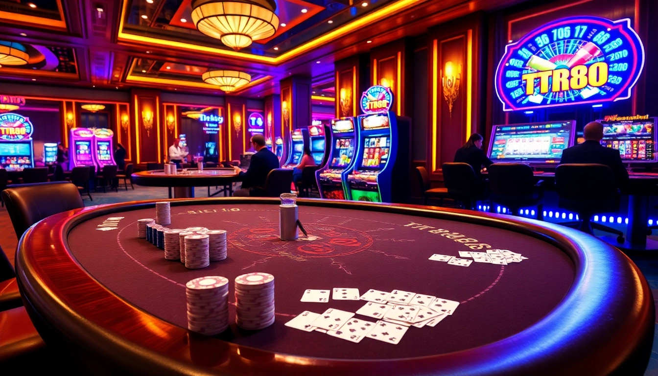 Experience the excitement of TR88 with professional poker and casino games in a luxurious atmosphere.