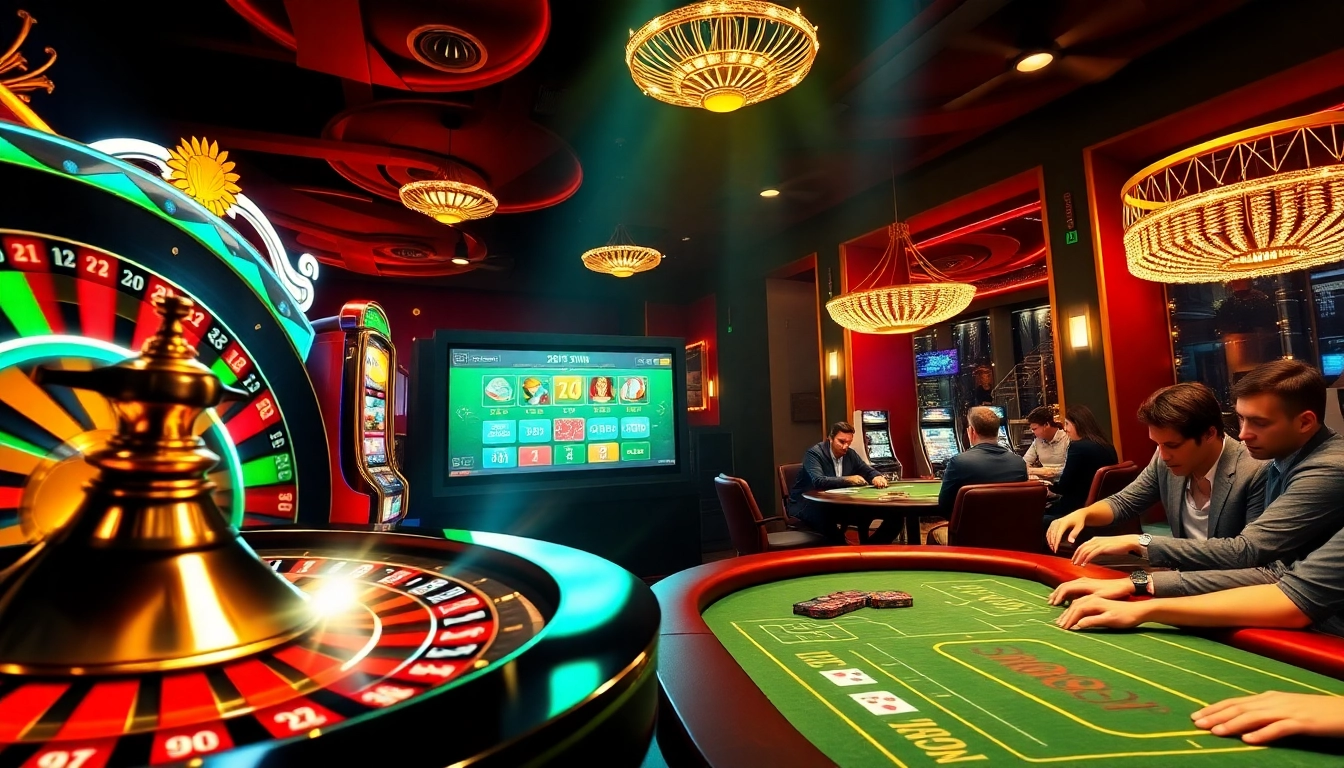 Experience the thrill of gambling at https://789win.associates/ with vibrant casino elements like roulette, slot machines, and poker.