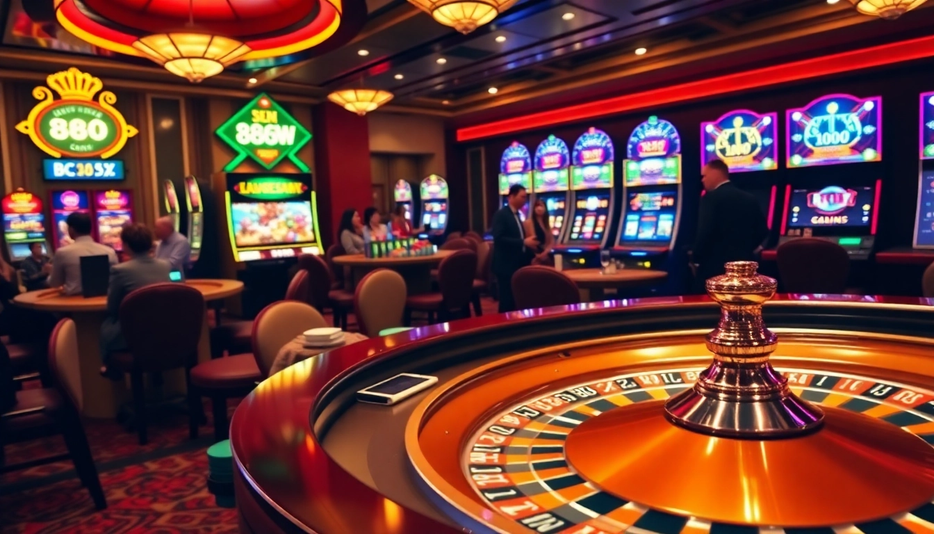 Experience excitement at 888NEW online casino with vibrant gaming tables and thrilling slot machines.