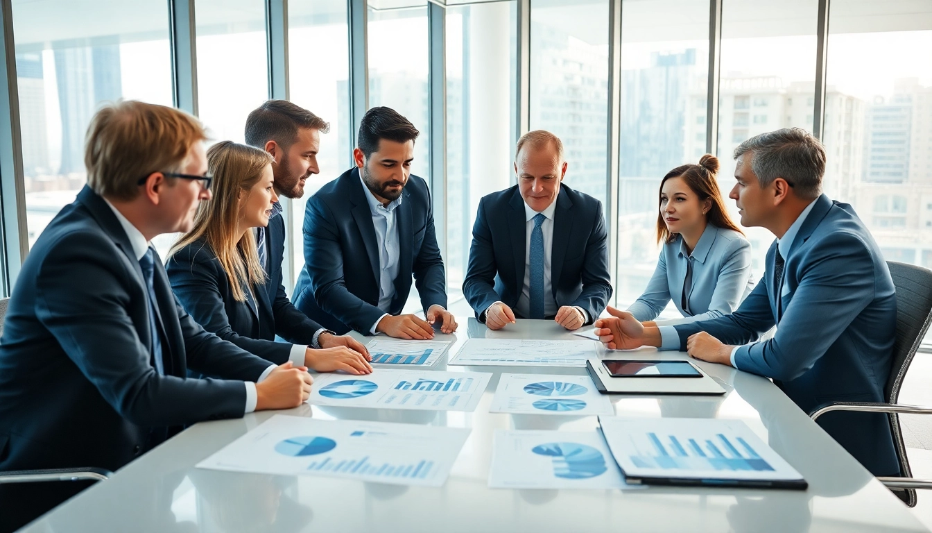 Engaging team collaborating on Acquisition Planning in a bright conference room.