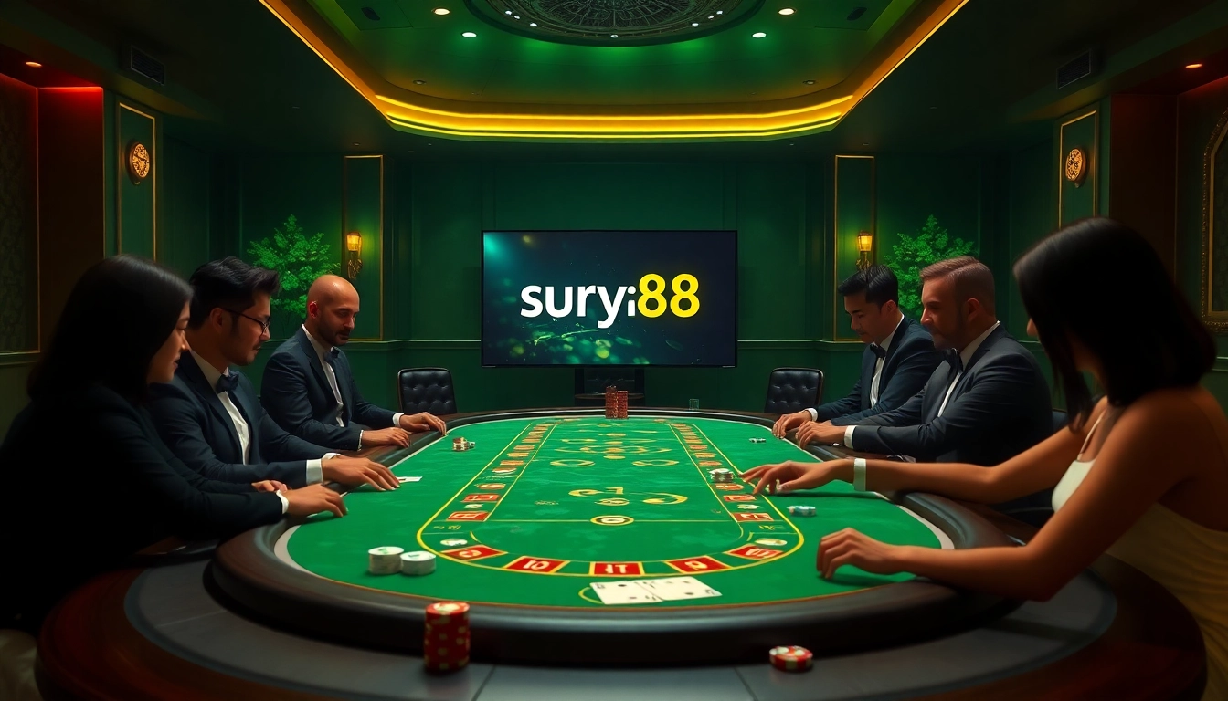 Rasakan permainan mendebarkan di surya88 dengan aksi poker yang dinamis dan detail kasino yang elegan.
