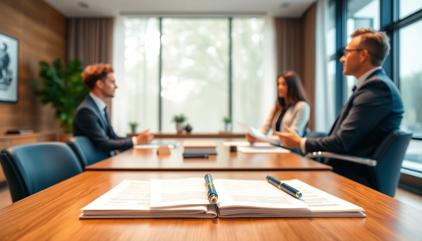 Hochwertige rechtliche Beratung am Arbeitsgericht Köln mit einem Anwalt und Klienten.