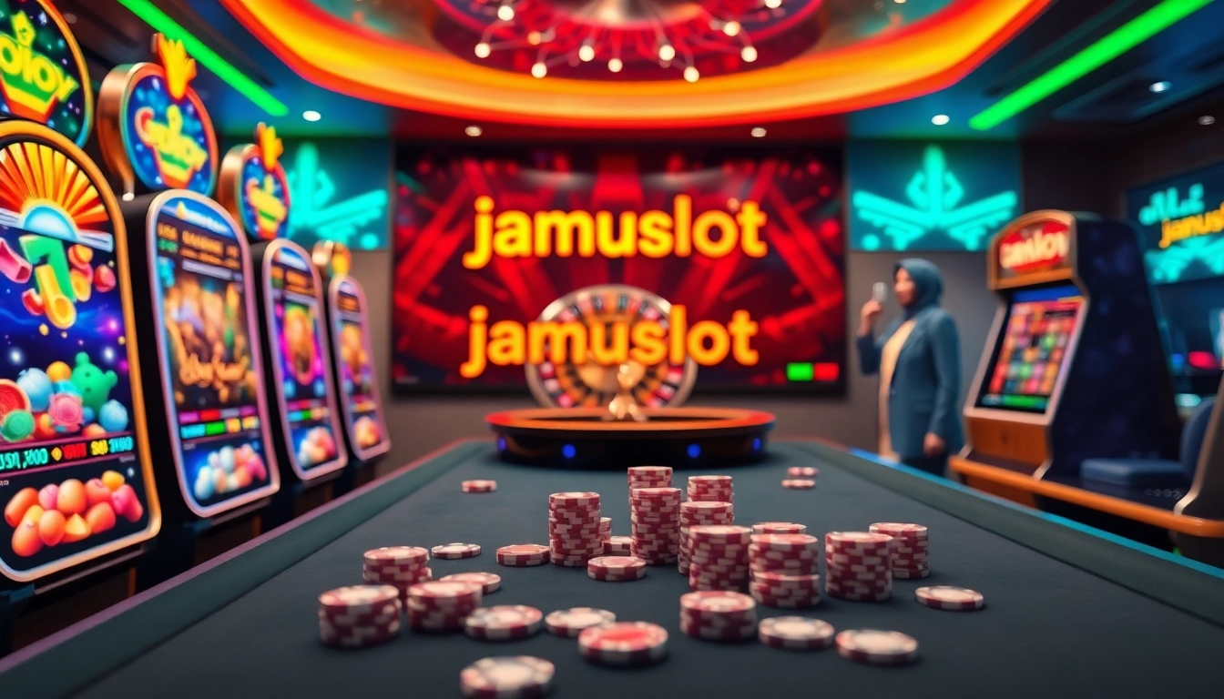 Experience the thrill of winning at jamuslot with exciting slot machines and vibrant casino visuals.