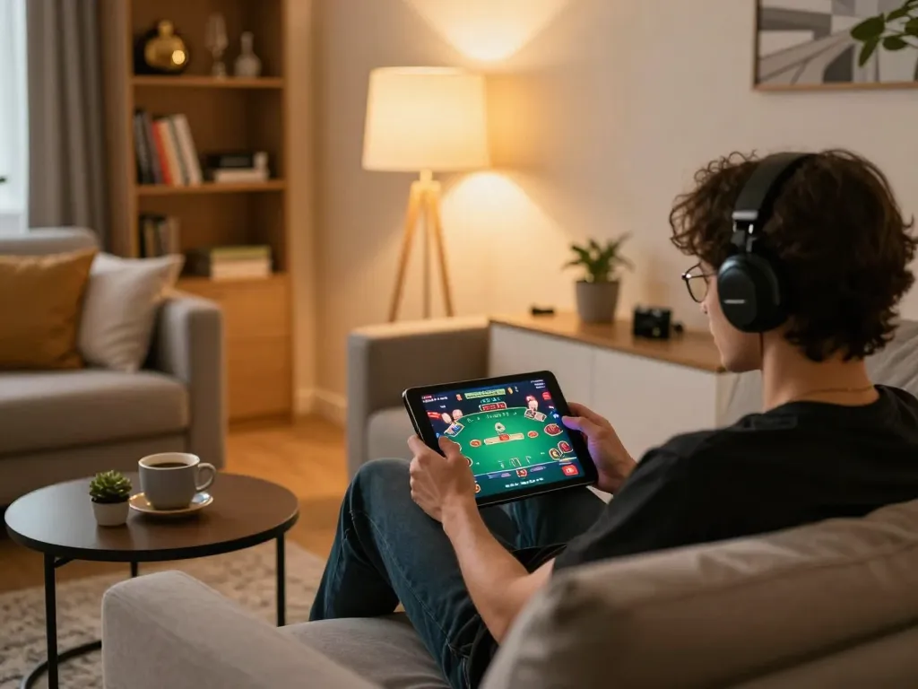 Experience online gaming at https://www.dacsandatphanrang.com/ with a player engaging in live poker from home
