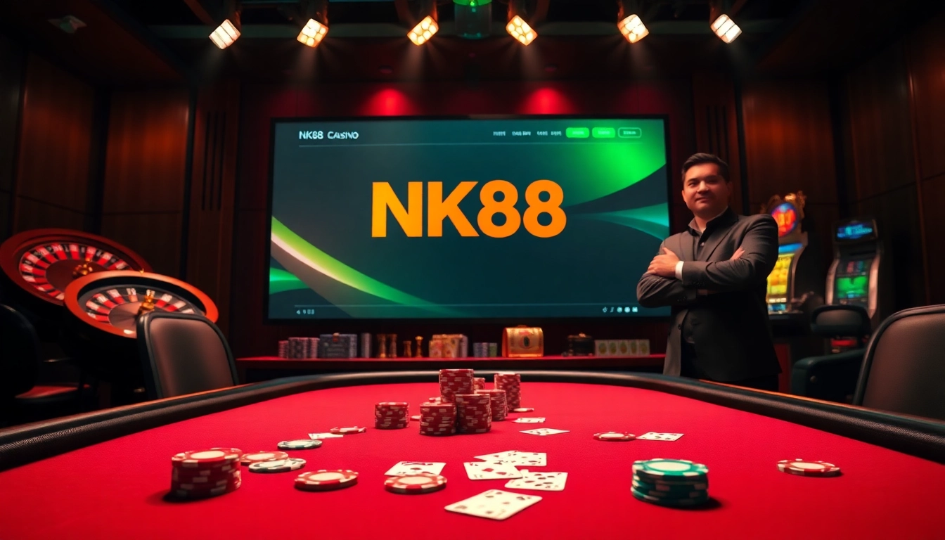 Experience the excitement of NK88 with a vibrant poker scene and elite online gambling elements.
