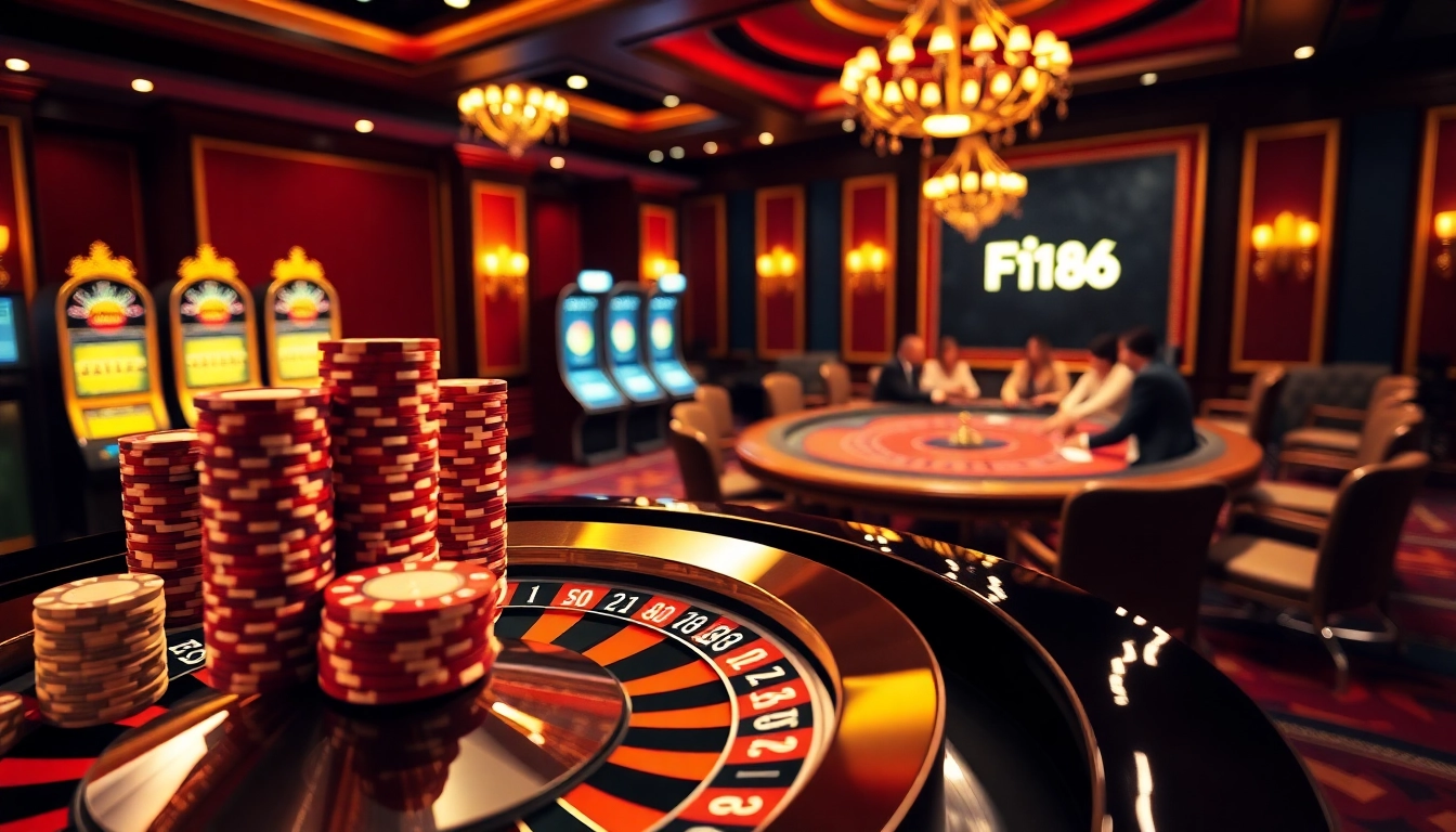 Experience the thrill of F168 casino with vibrant games and luxurious gaming atmosphere.