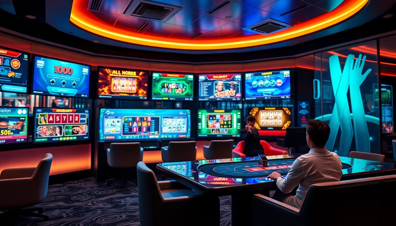 카지노사이트 애호가들을 위한 고급 게임 인터페이스를 선보이는 역동적인 온라인 카지노 환경.