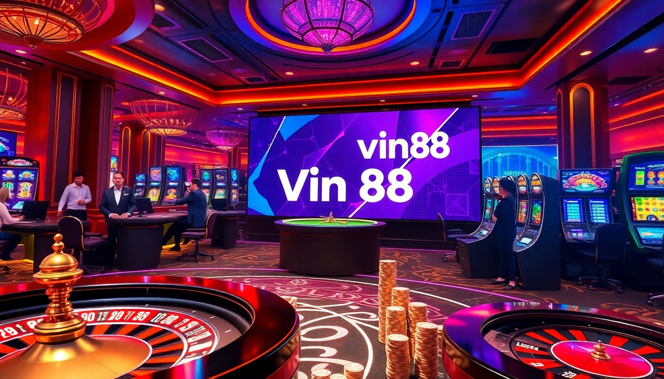 Experience the thrill of vin88 đăng ký with luxurious online casino gaming and vibrant roulette.