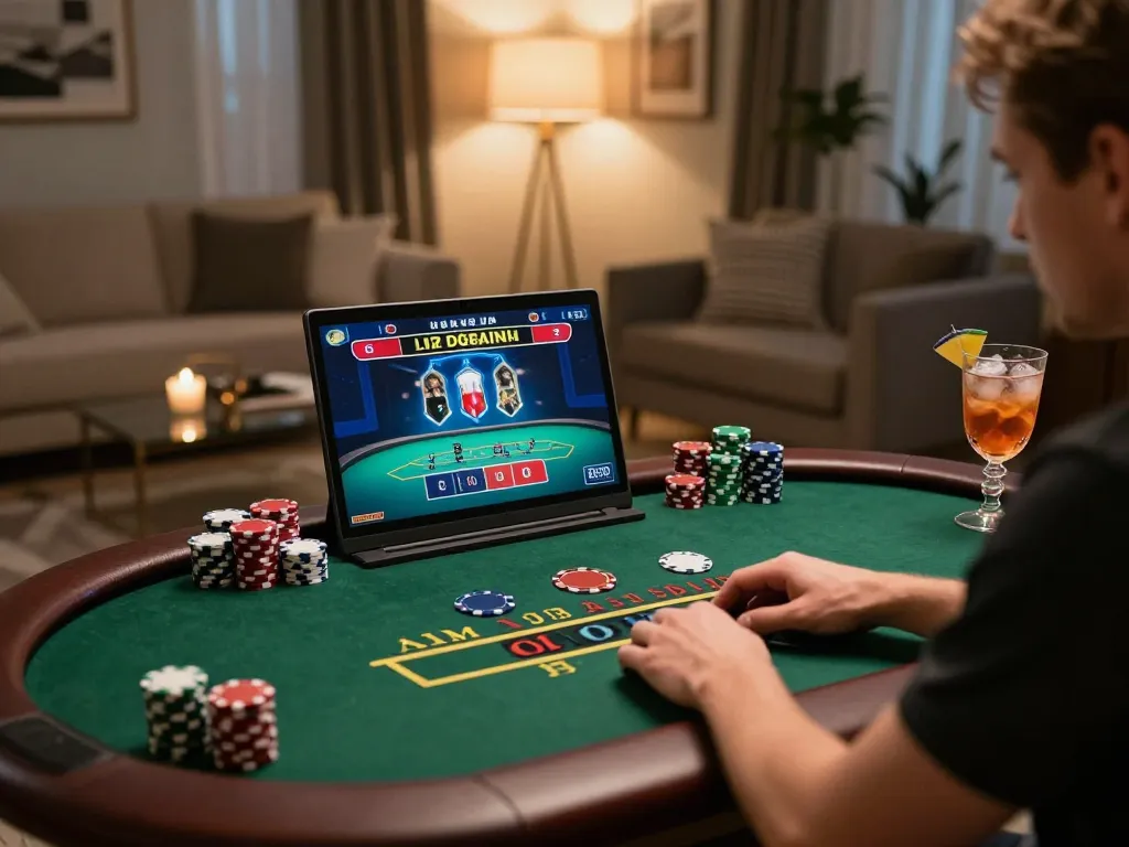 Engaging in online casino gaming at home with a focus on 包网 and live dealer blackjack