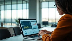 Enhance your understanding of wan with a focused professional analyzing data in an office.