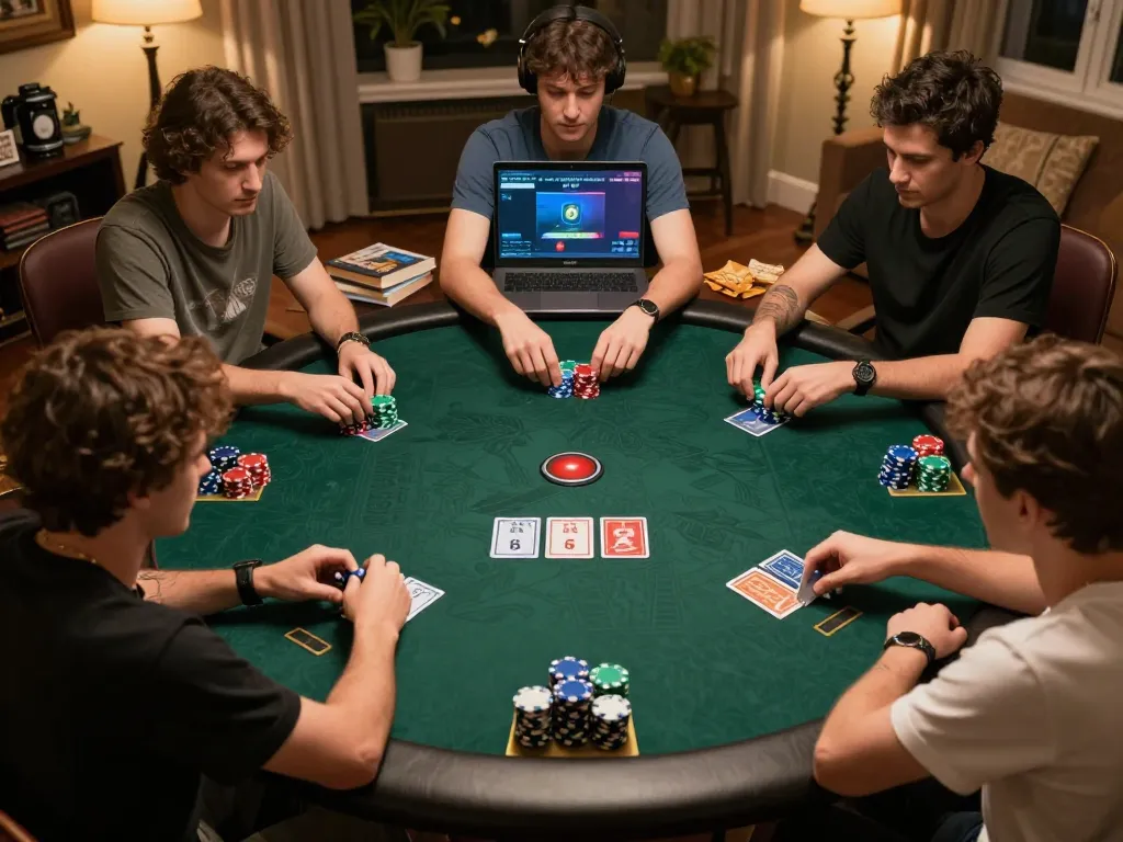 Engage in a thrilling online poker game with 88i as players strategize for victory.