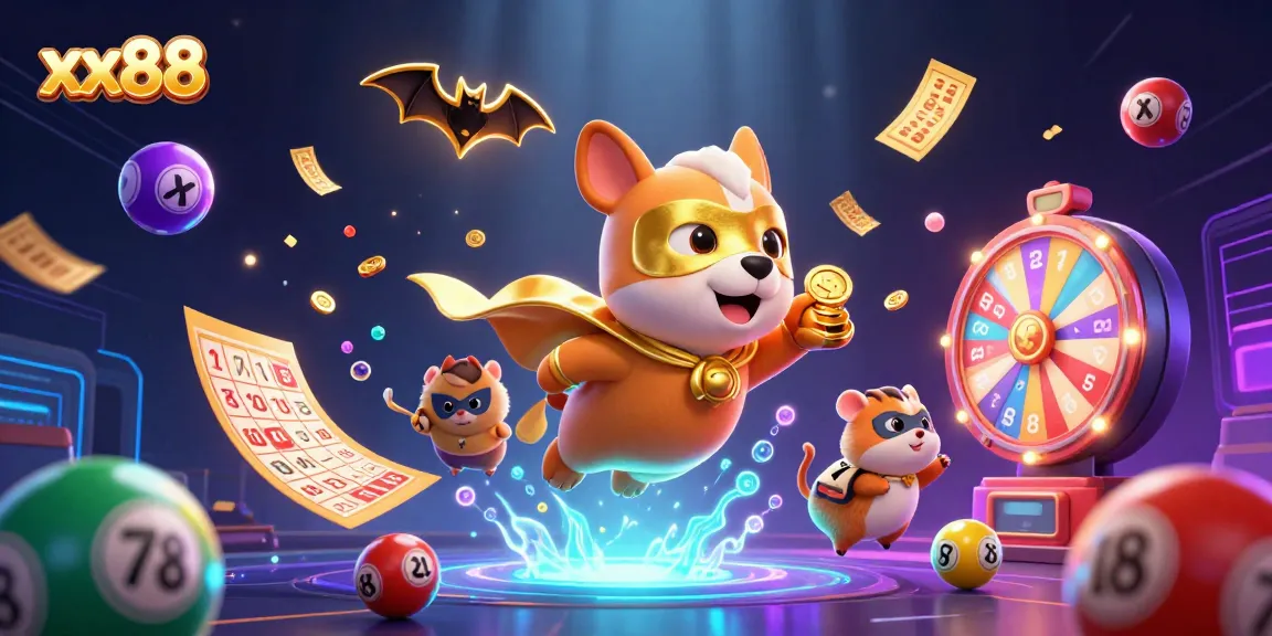 Engage in winning strategies at xx88 with dynamic lottery elements and vibrant casino visuals.