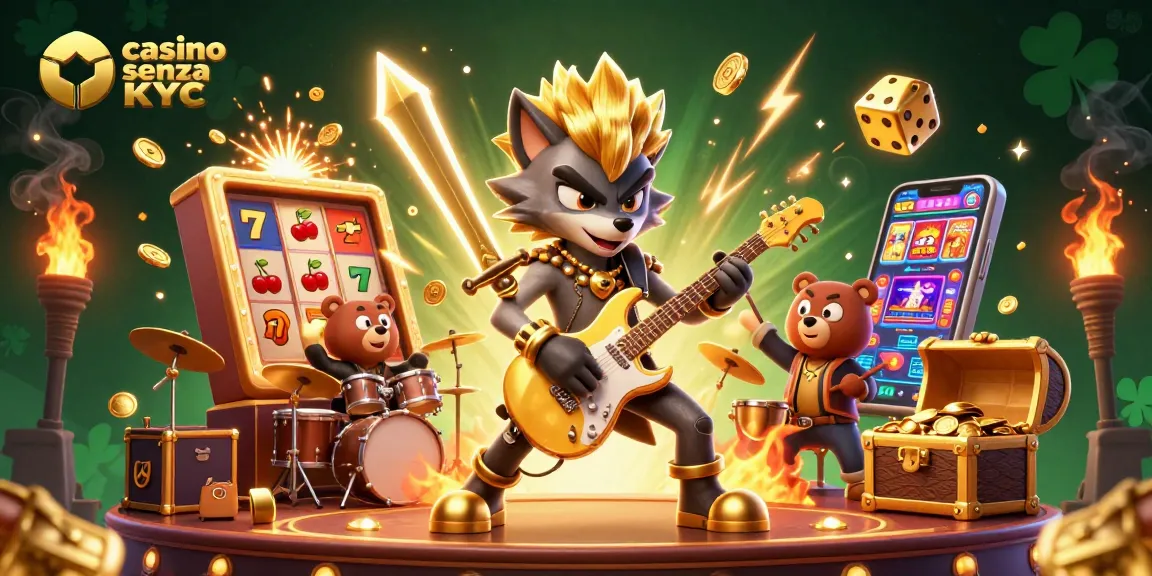 Vivi un'esperienza di gioco emozionante presso casinò senza KYC con personaggi selvaggi e esplosioni di jackpot.