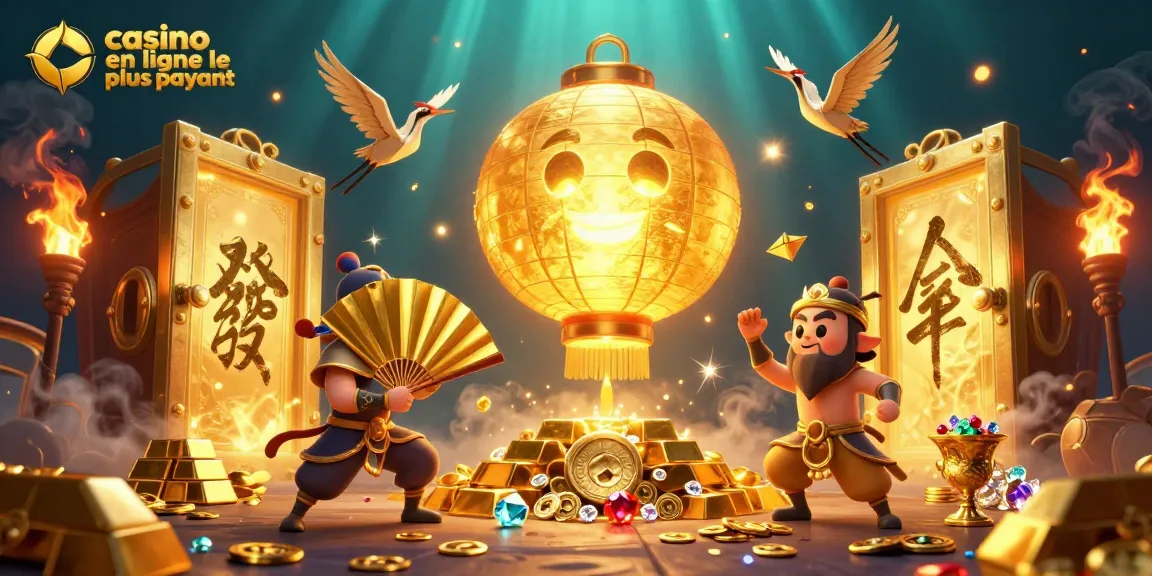 Jouez au casino en ligne le plus payant avec énergie et gains prestigieux dans cette illustration vibrante.