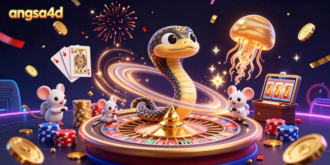 Engage with angsa4d's dynamic gaming scene featuring casino fun with vibrant characters and thrilling elements.