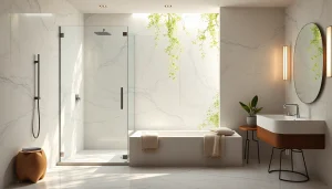 Experience luxurious elegant showers Australia that blend style and comfort in a modern bathroom setting.