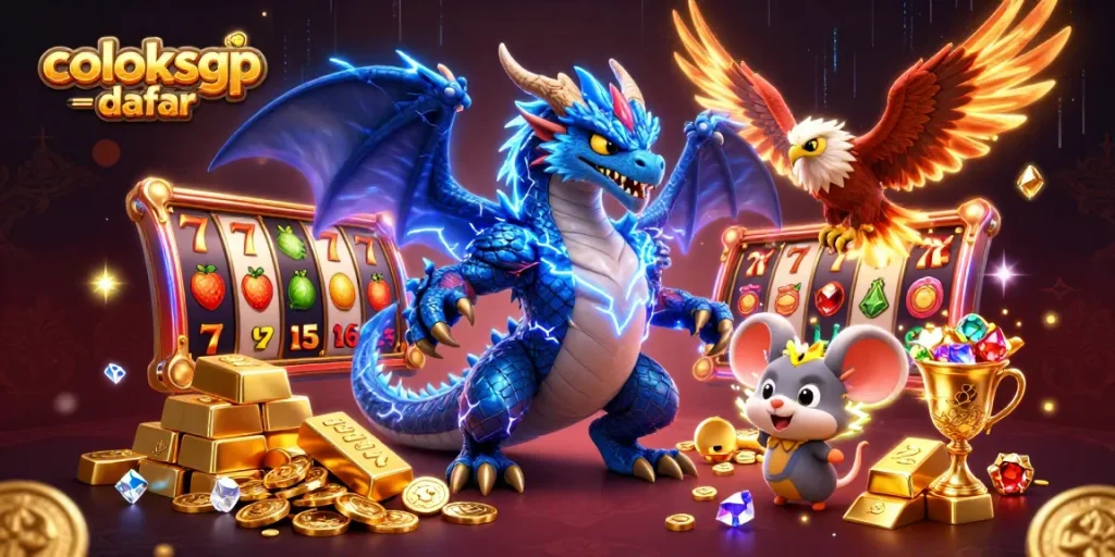 Experience exciting gameplay with coloksgp daftar in a dynamic casino scene featuring thrilling slot elements.