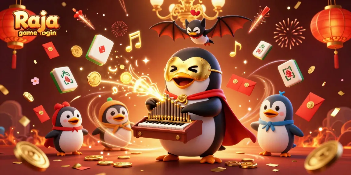 Experience Raja game login with vibrant 3D gaming elements and festive themes in an engaging casino atmosphere.