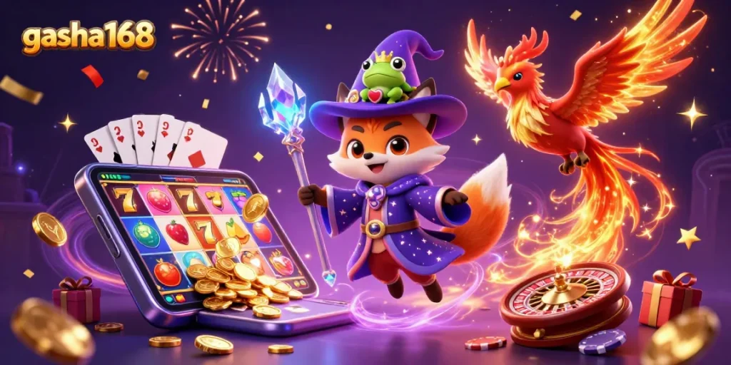 Experience thrilling wins at gacha168 with colorful slots and enchanting characters.