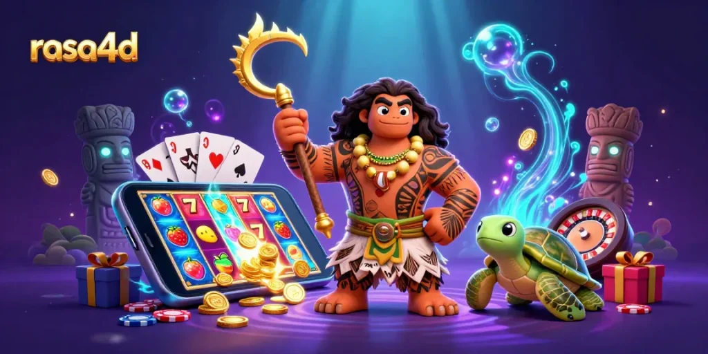 menangkan permainan slot dengan rasa4d dan tema karakter menarik dari Hawaii