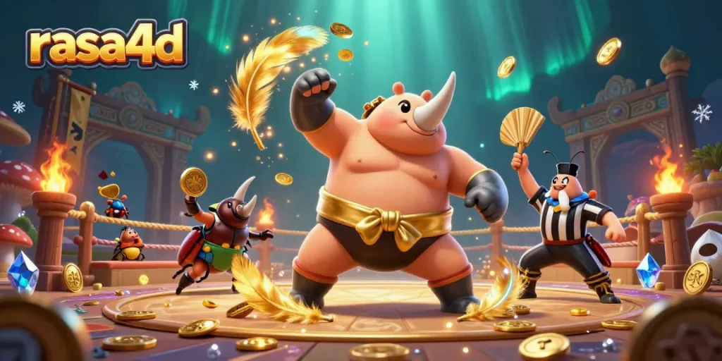 Menjalankan permainan dengan rasa4d, sang juara kumbang badak dalam pertandingan sumo memukau penonton.