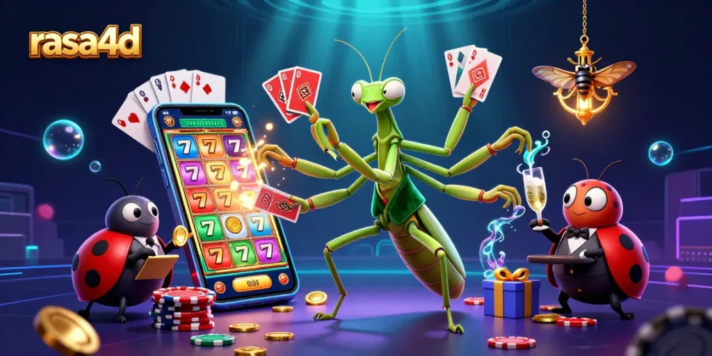 Memenangkan permainan di rasa4d dengan makhluk lucu dan elemen kasino yang menarik